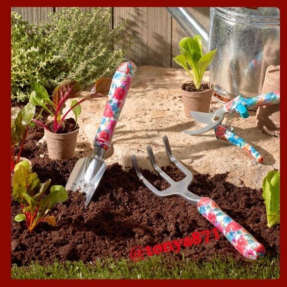 š¦ New Pioneer WomanāBreezyāBlossomāGardeningāToolāSetā(3āPieces) - Picture 4 of 14